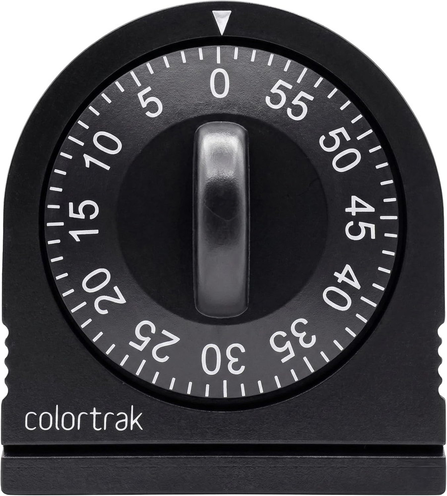 60 Minute Wind up Timer, Visual Mechanical Timer, from 0 to 60 Minutes, for Kitc