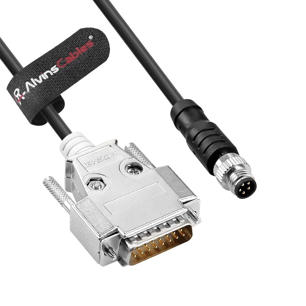 CCB-M8DSIO M8 5-Pin B-Code DB15 I/O Cable for Cognex in-Sight 8000/Micro Series