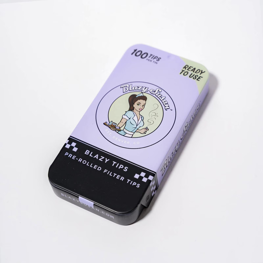 Blazy Susan Purple Pre Rolled Filter Tips 100ct