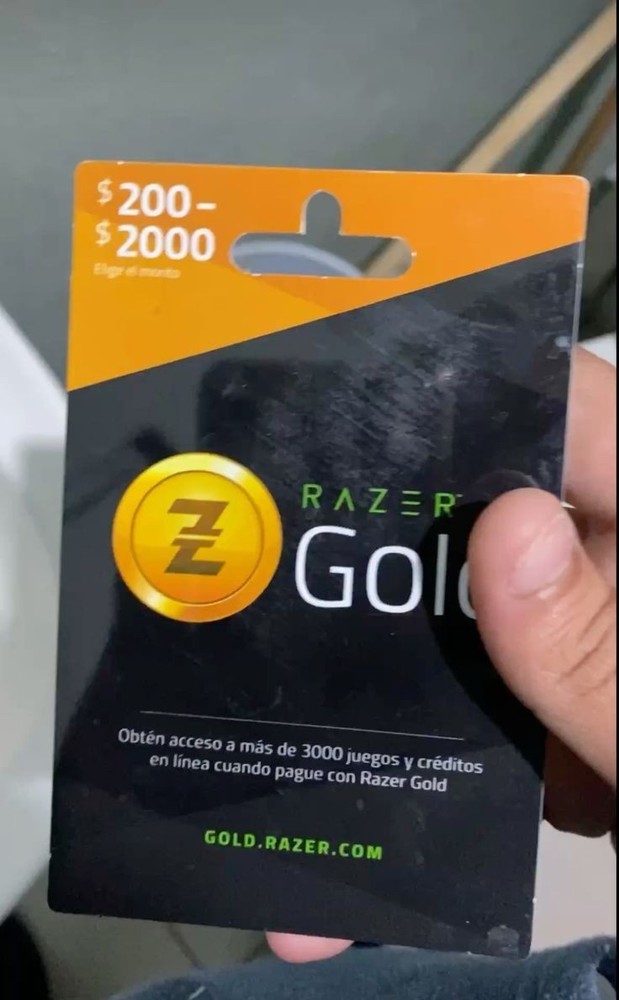 Razer Gold $200-$2000 Prepaid Gaming Card PC Android iOS Multi-Platform