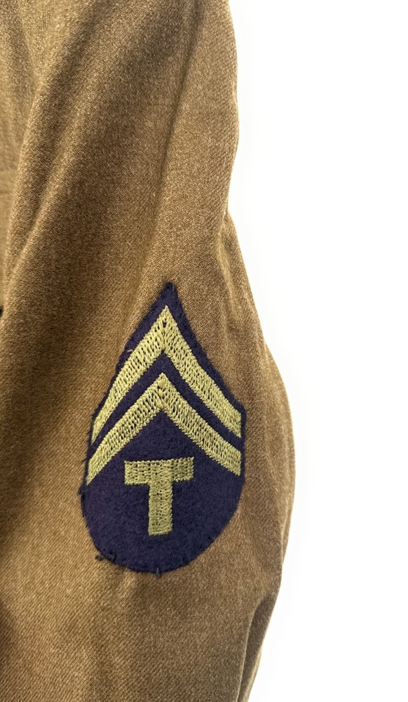 WWII Grade Army Technician Coat Jacket Brown