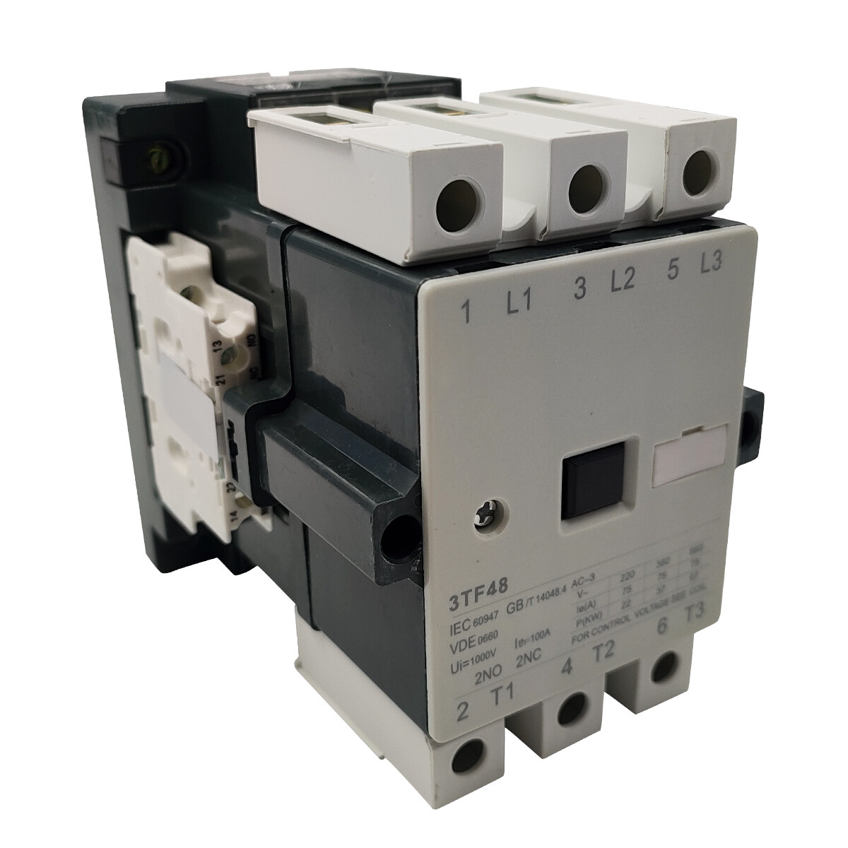 AC 3TF48 Contactor 120V coil same as Siemens Contactor 3TF4822-0AK6 75A2NO2NC