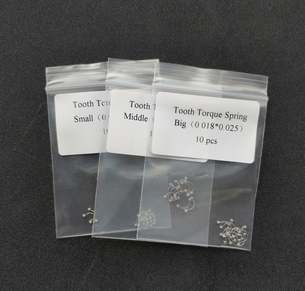 10pcs Dental Orthodontic Torquing Anterior Teeth Wire Torque Rectangular Spring