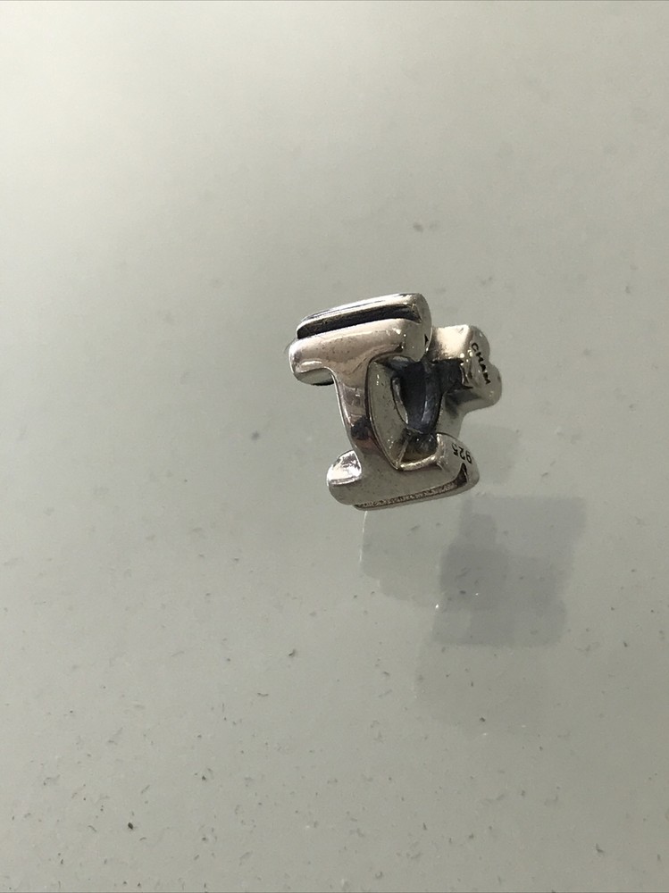 Chamilia Sterling Silver Charm Bead Initial I