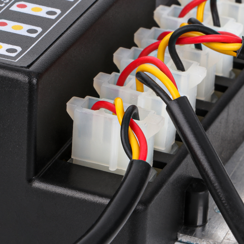 8 HID Bulbs Hide Away Emergency Strobe Light Headlight Kit Warning System WHITE