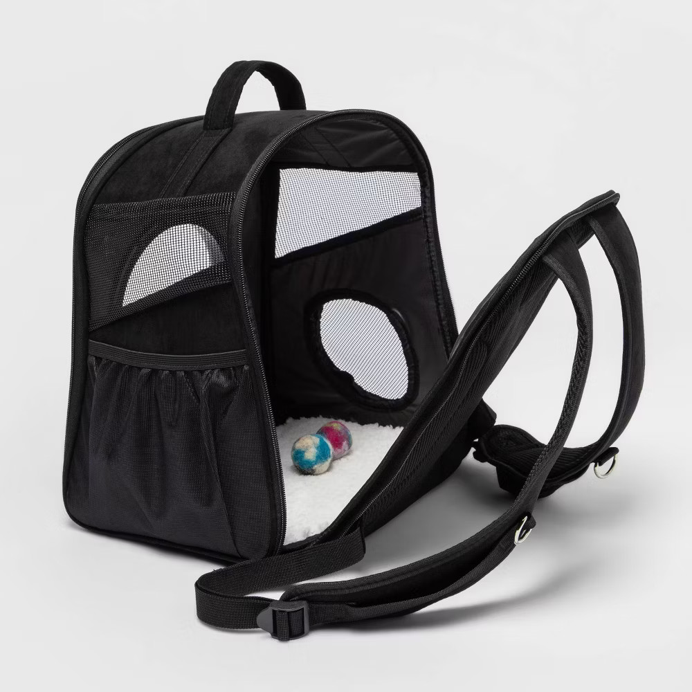 Backpack Cat Carrier - Black - Boots & Barkley