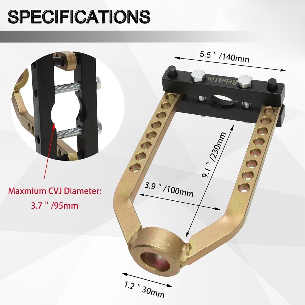 CV Joint Puller Propshaft Separator Tool Universal Axle Removal CVJ...