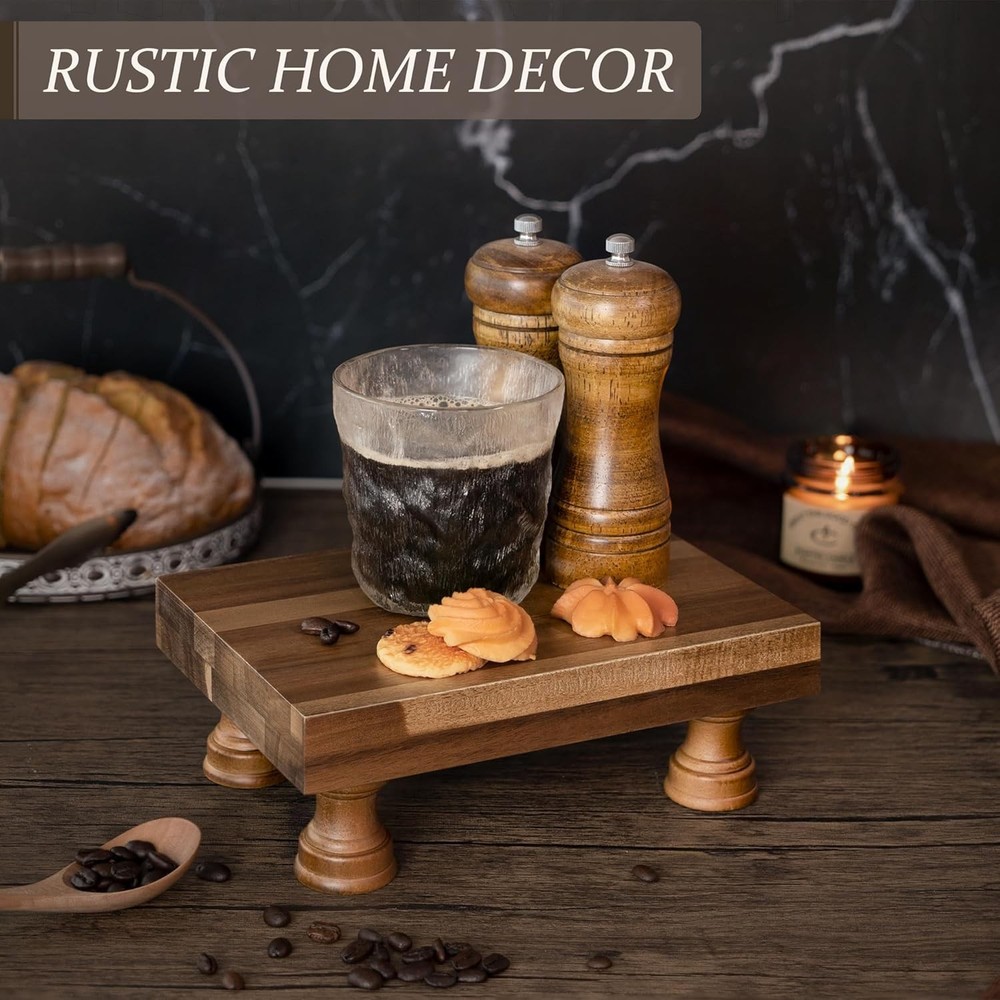 Rustic wooden display rack