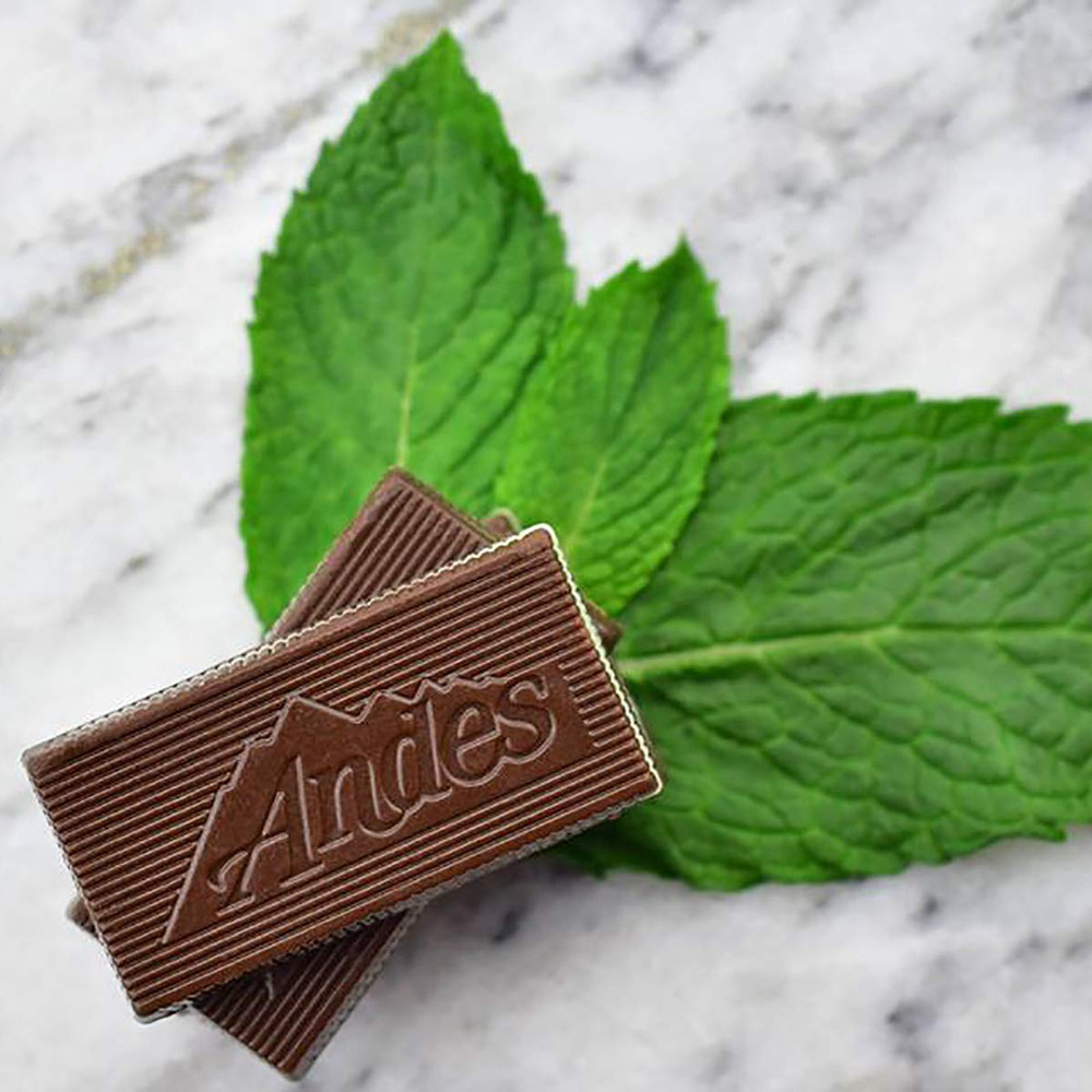 Andes Creme De Menthe Thin Mints - after Dinner Mints - Rectangular Chocolate Sa