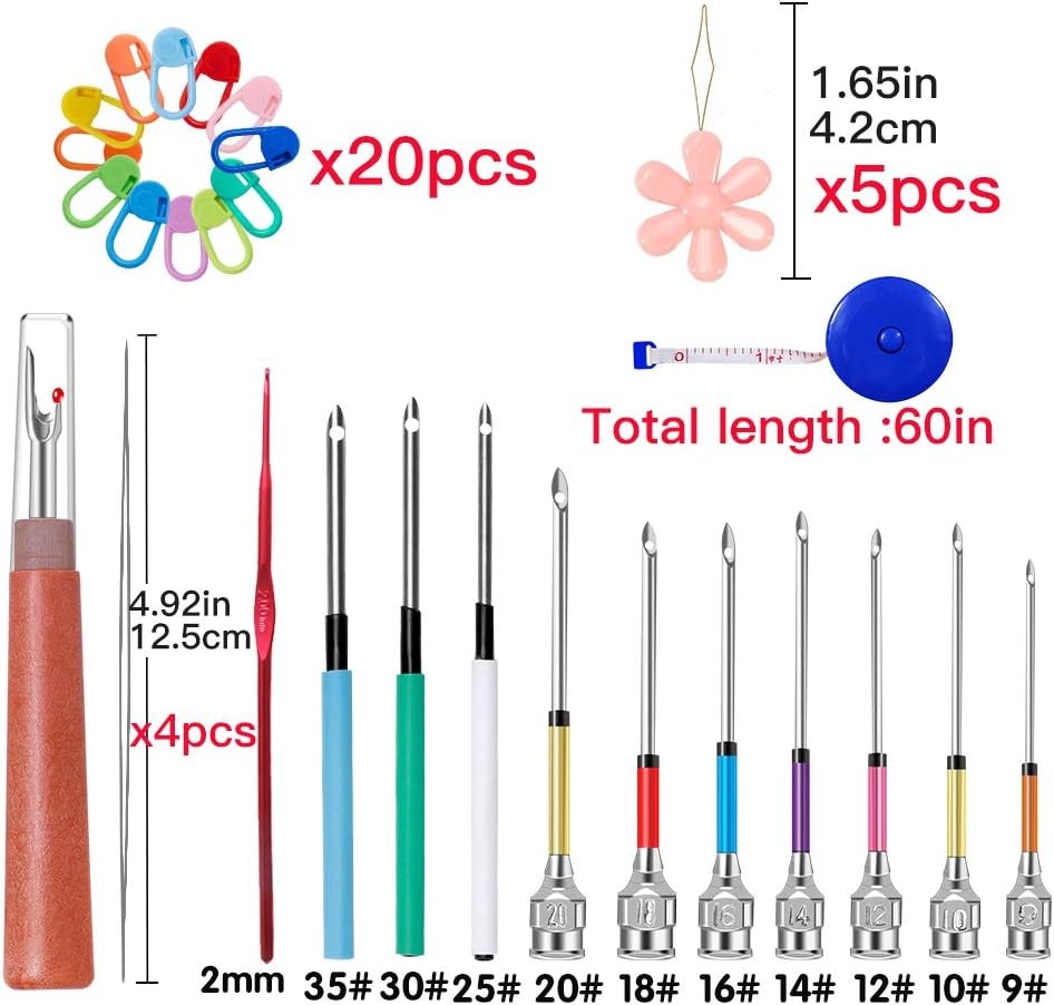 Punch Needle Pieces Punch Needle Tool and Instructions