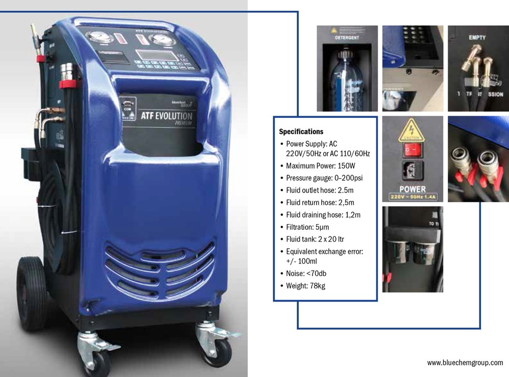 ATF Automatic Transmission Oil Changing Machine Made in Germany