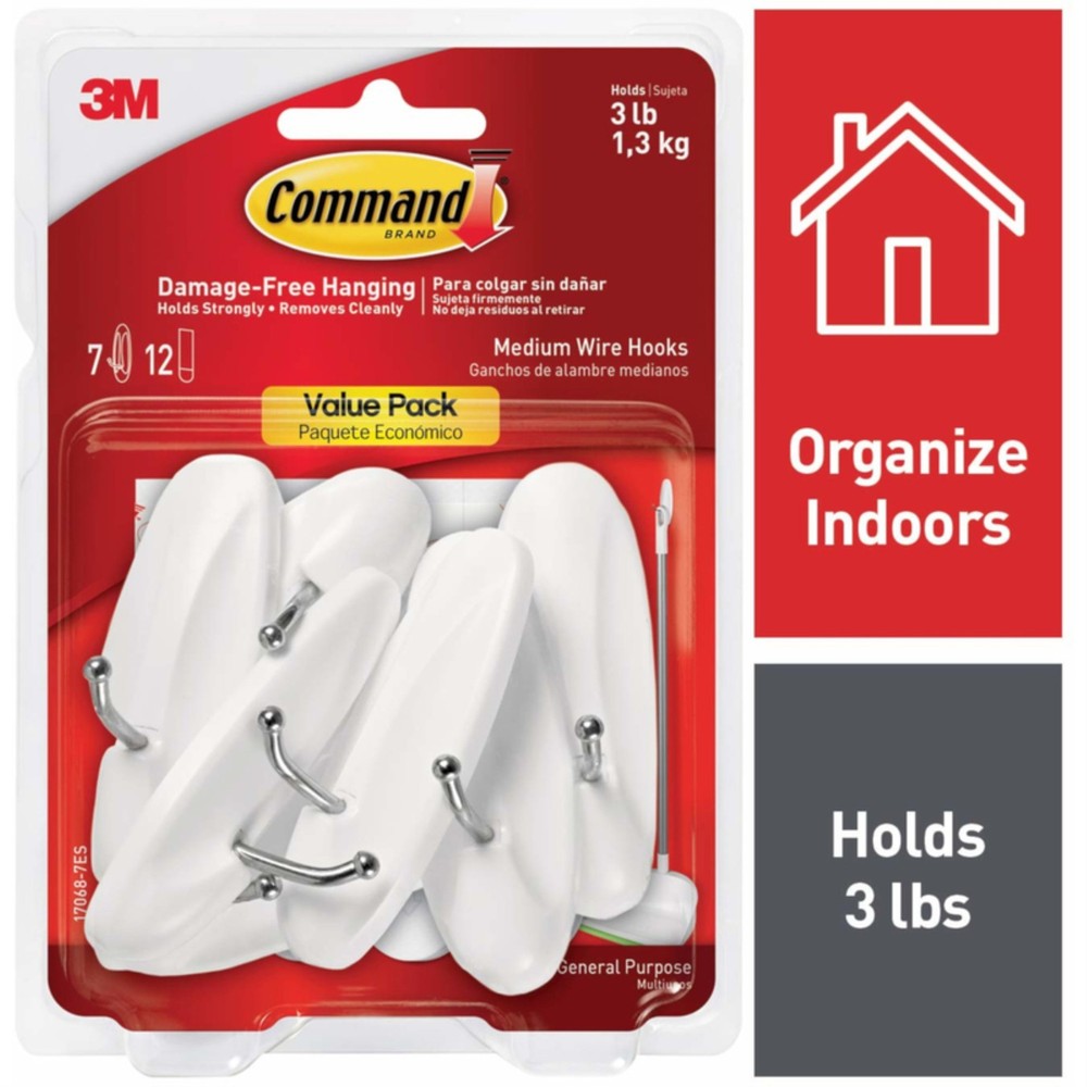 MED PLSTC HOOK (Pack of 1)