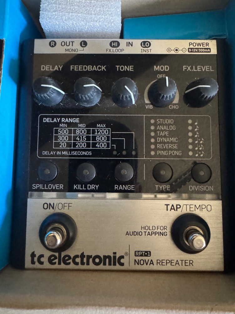 TC Electronic Nova Repeater Delay Pedal – Pro Guitar Effects
