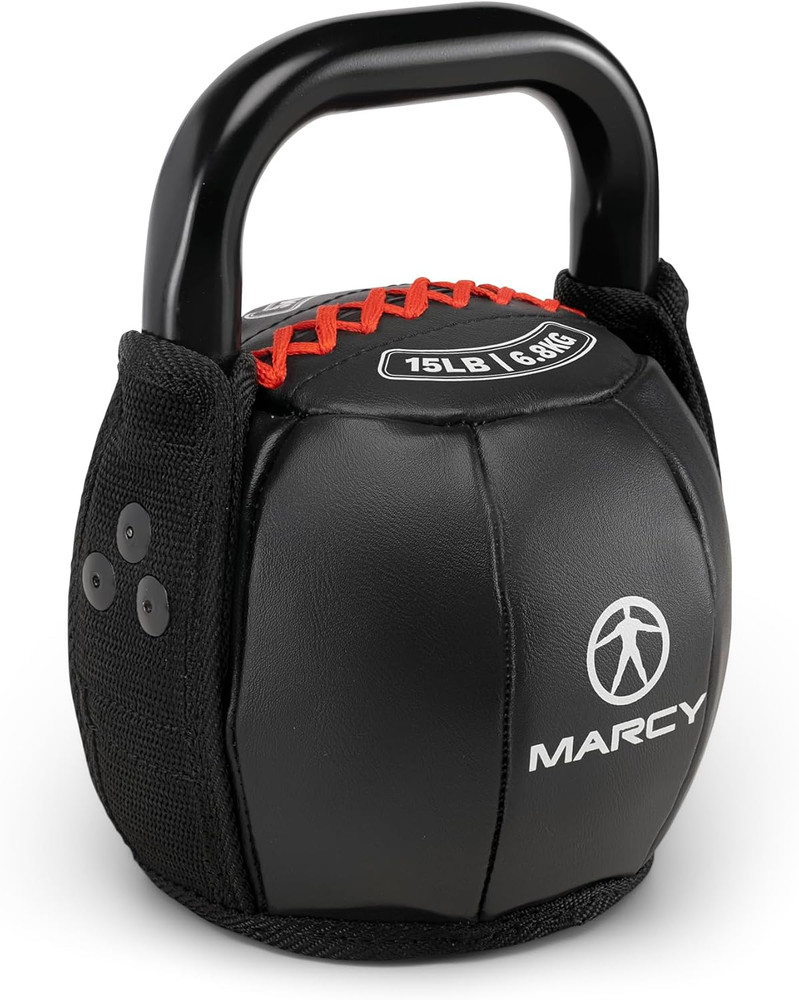 Strength Training Soft Kettlebell with Handle for Weightlifting, Conditioning, S