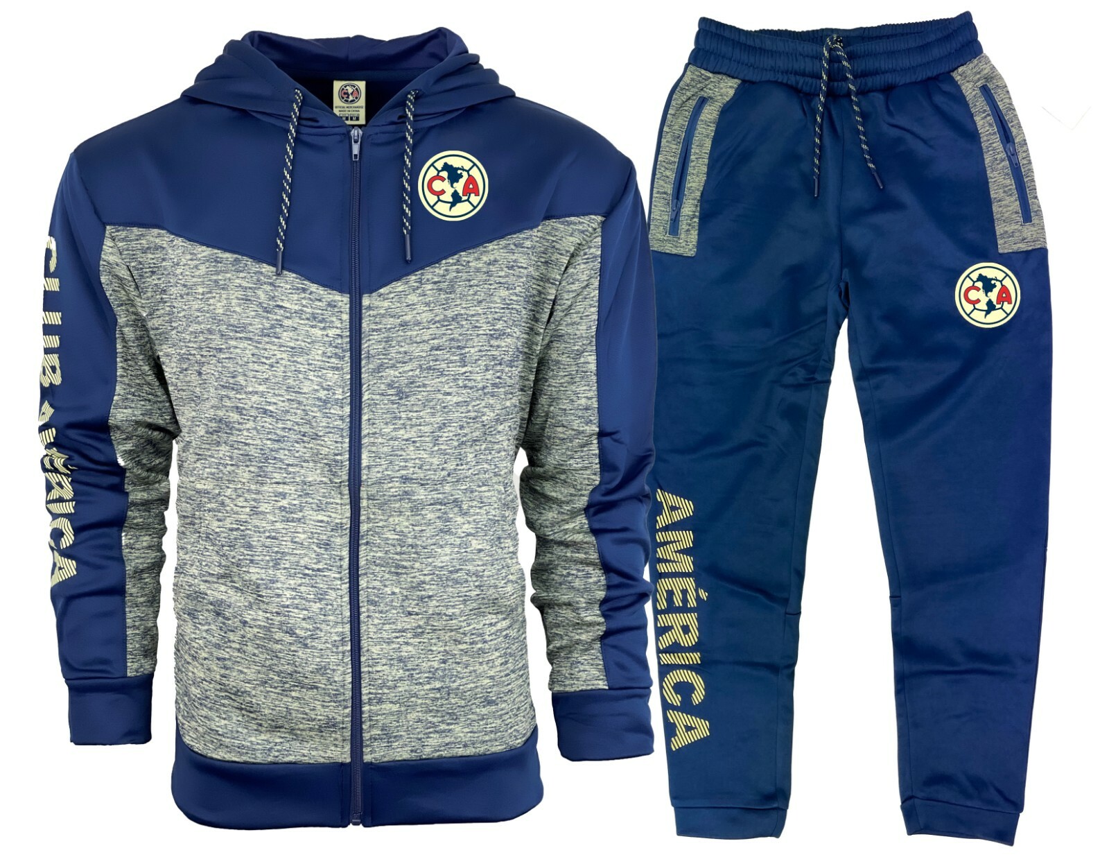 Icon Sports Club America Tracksuit Hoodie Jogger Pants Set Licensed