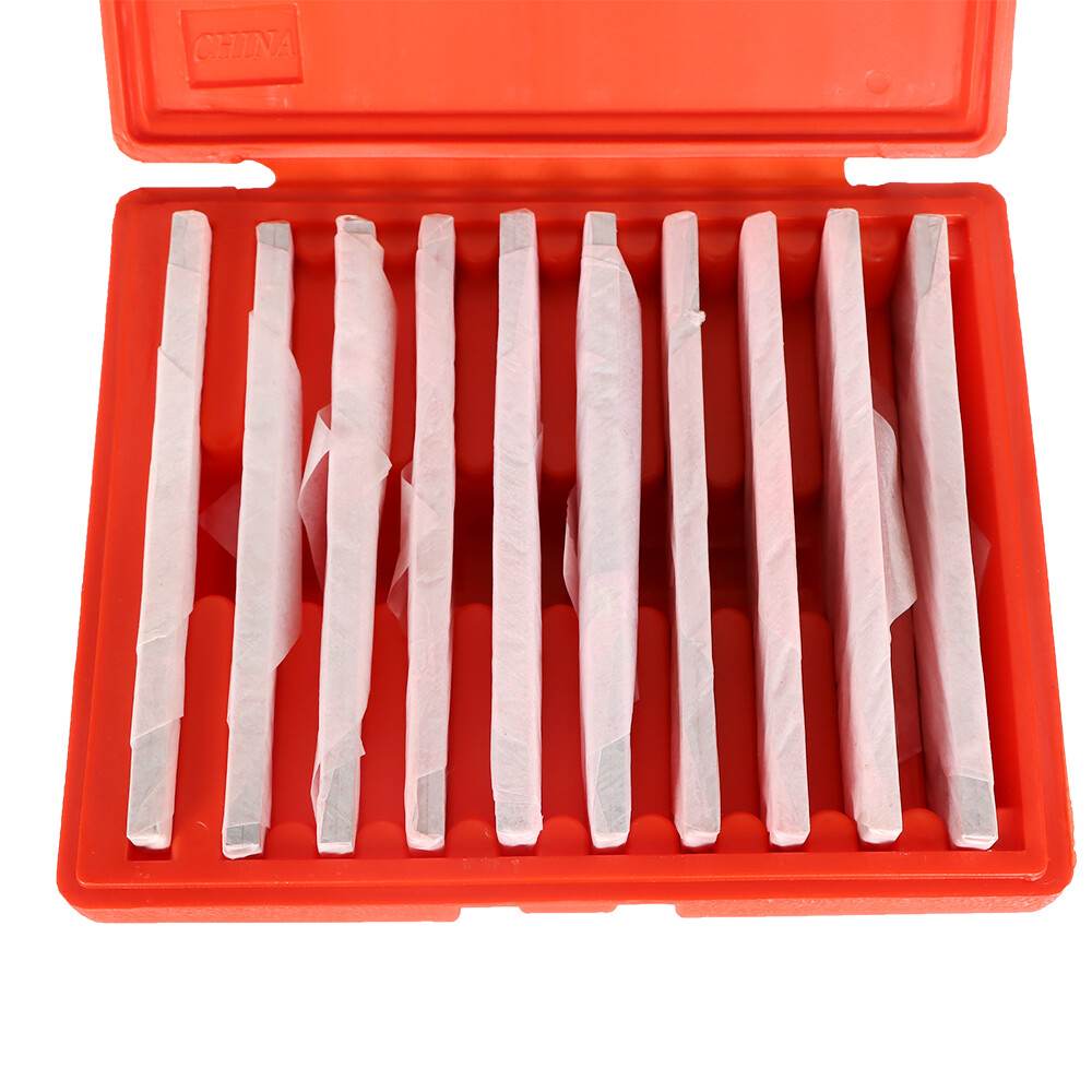 HARDENED 1/8" STEEL PARALLEL SET 10 MATCHED PAIRS PARALLELS .0002"