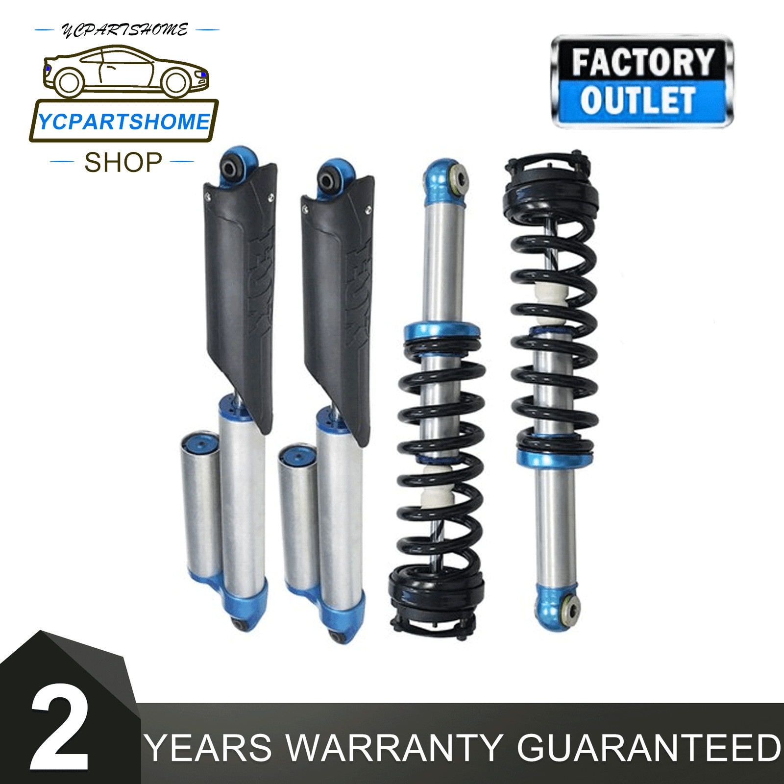 For 2010-2014 Ford F150 SVT Raptor Full Set Front & Rear Shock Absorbers Struts