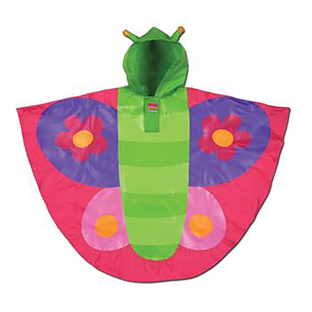 Stephen Joseph Rain Poncho, Butterfly.