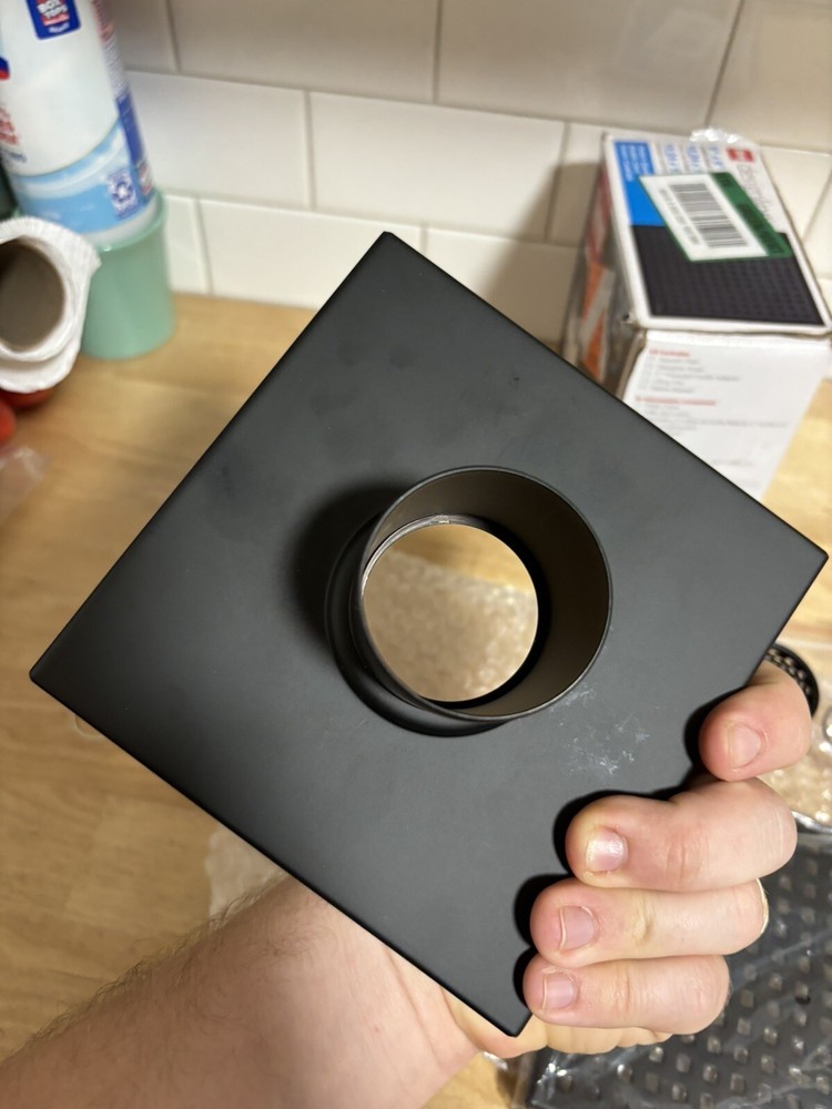 Oatey Designline Shower Drain w/ Square Pattern Drain 6"x6" MISSING ONE PART