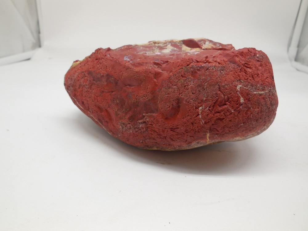 H2 Solid Red Jasper with Quartz Rough. Over 3 Pounds 6" by 4"