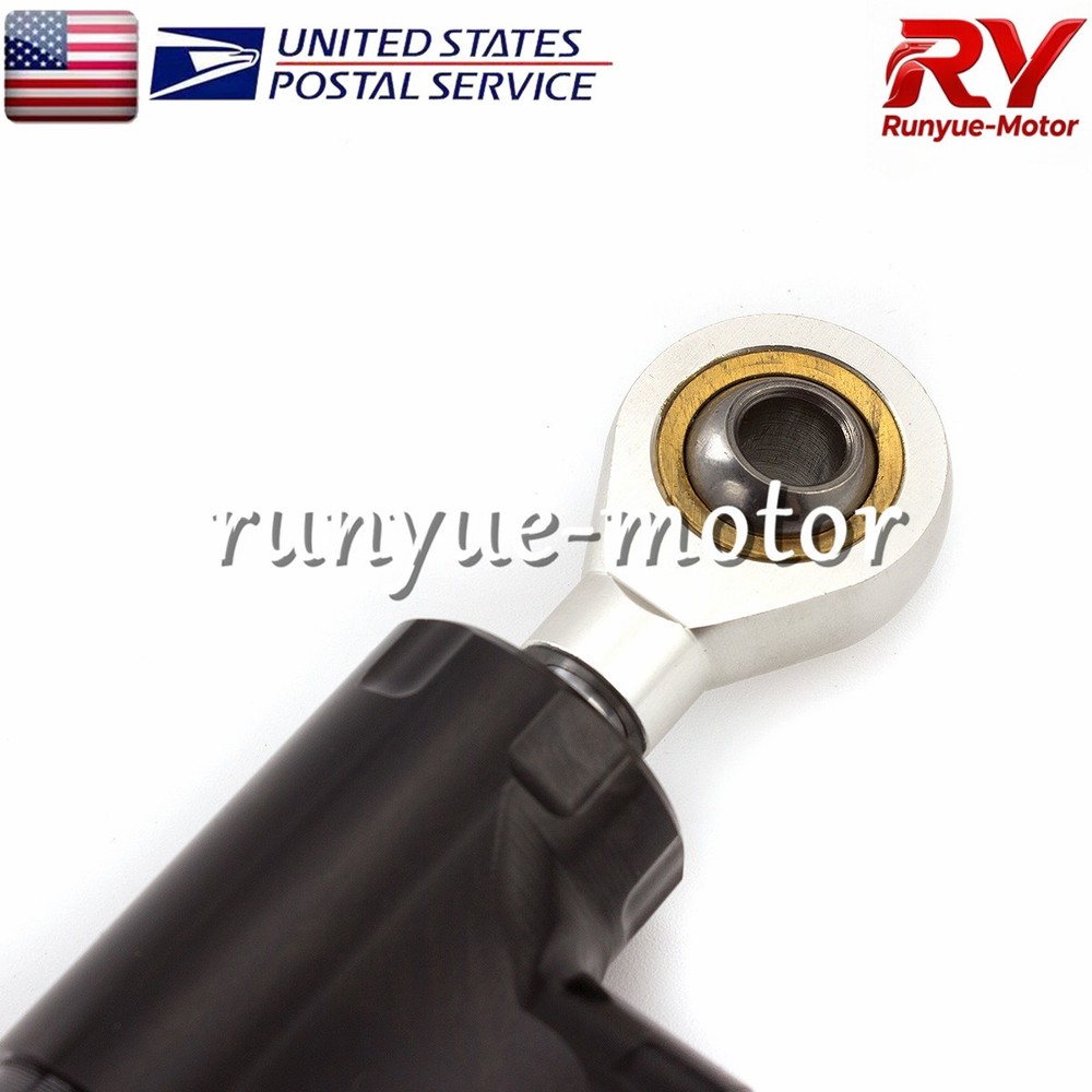 Adjustable Motorcycle Steering Damper Stabilizer Linear Control Universal Motor