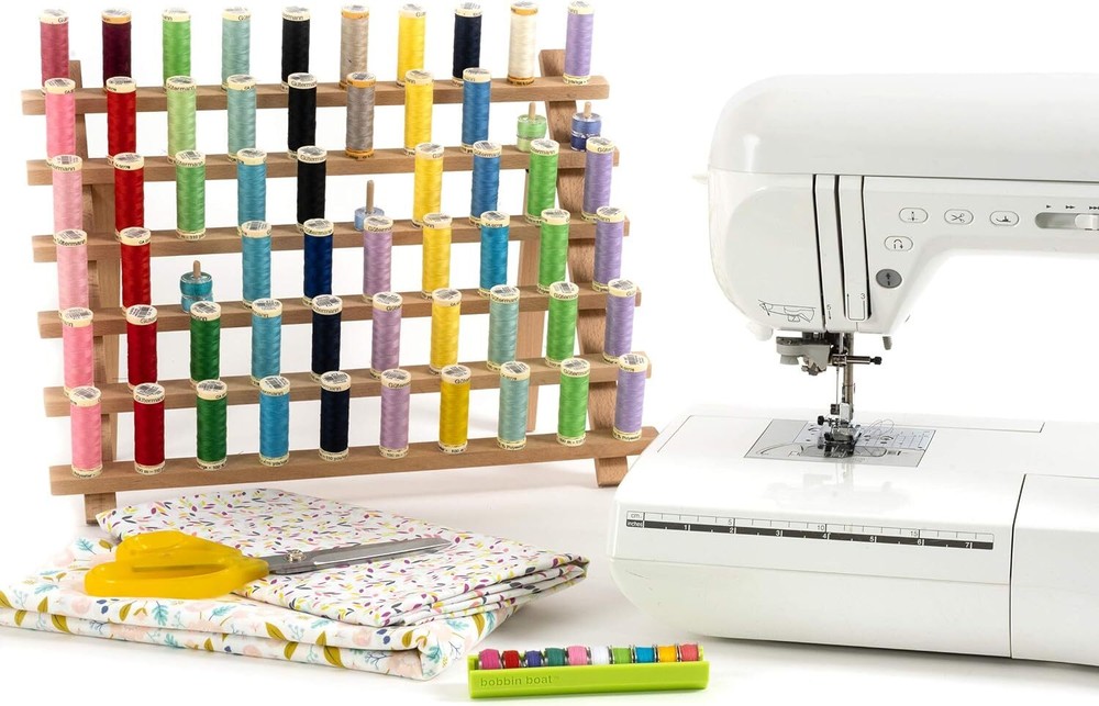 Dritz, 1 pc Wooden Thread Rack, Smooth Wood