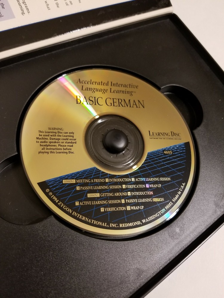 ZYGON Learning Disc Library 3D Mind Sync InnerMind Programming Disc-BASIC GERMAN