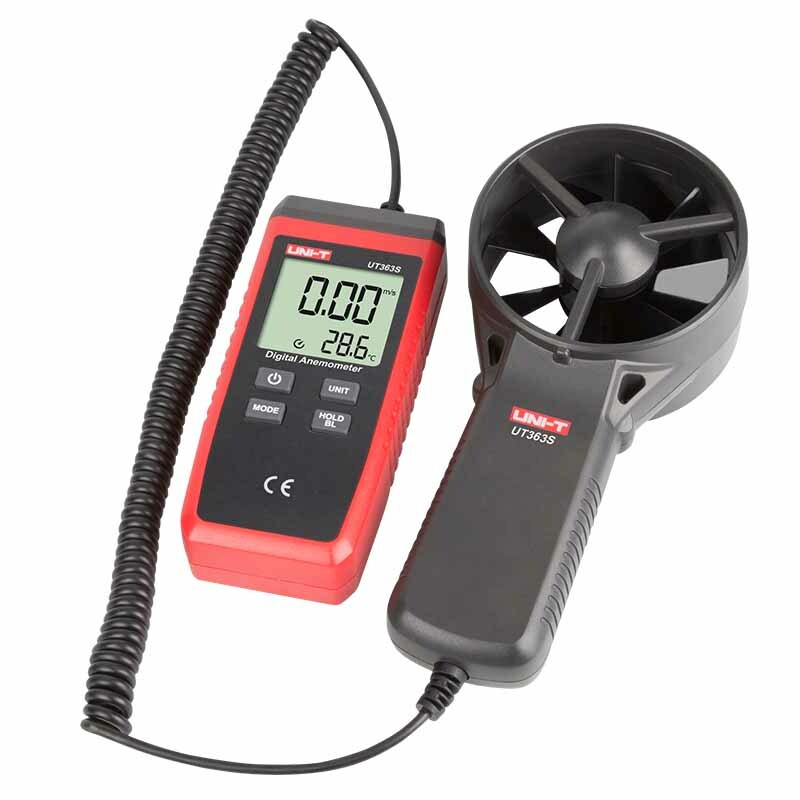 UNI-T UT363S Split Digital Anemometer Thermometer Wind Speed Temperature Tester