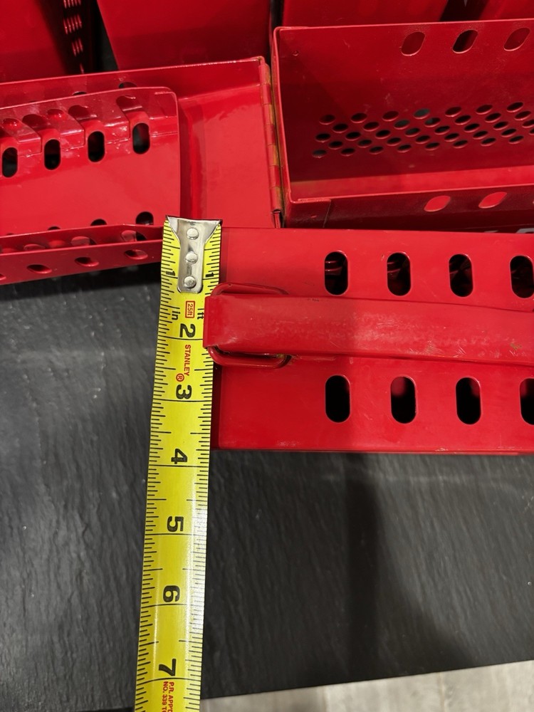 (1) Brady Lock Box Red