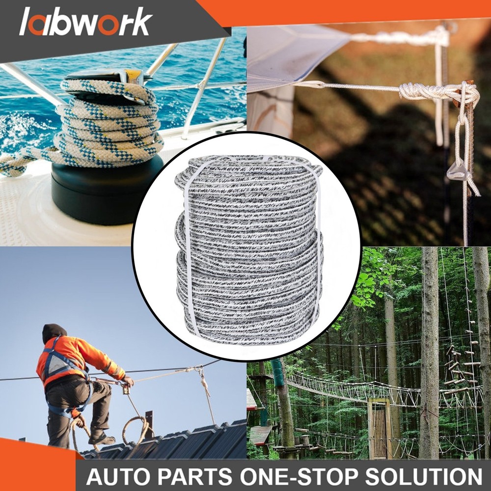 Labwork 5/8" × 200' 24 Strand Braid Polyester Rope Arborist Tree Rope