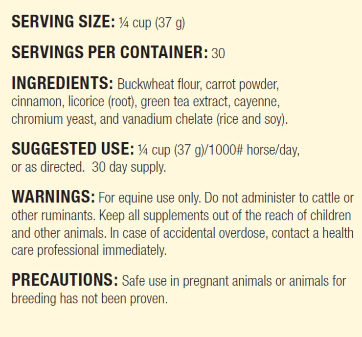 Standard Process - Equine Metabolic Support - 40 oz.