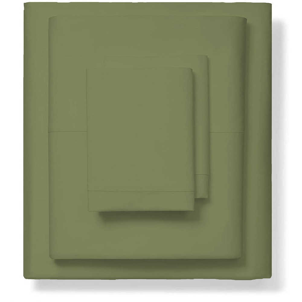 1000 Thread Count 100% Cotton Select Bedding Item US Sizes Moss Pattern