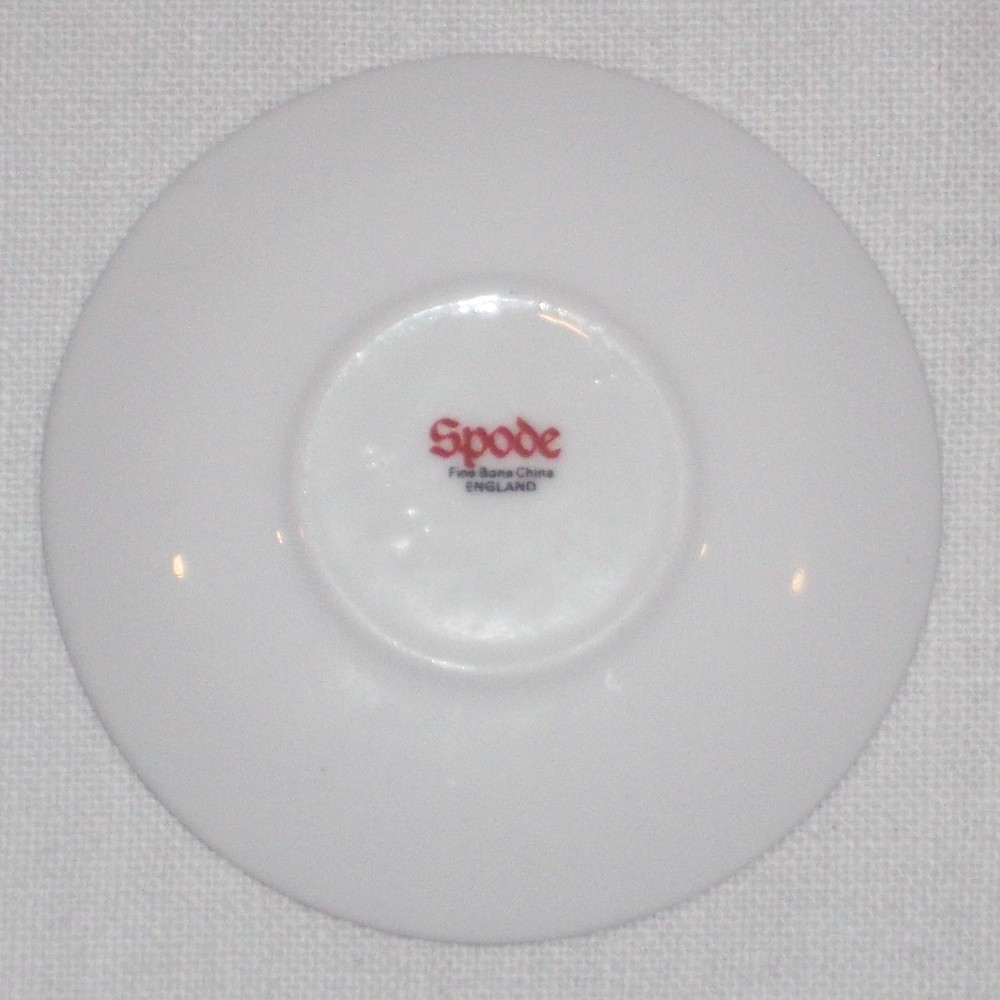 DISCONTINUED SPODE FLORAL PATTERN MINI / MINIATURE SAUCER ONLY!! 2 " DIAMETER