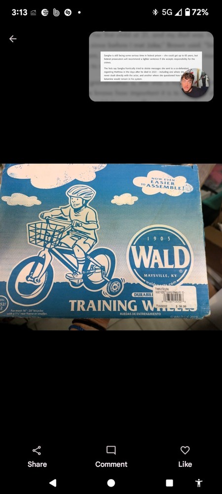 Wald 10252 Training Wheels Kit: 16 - 20"