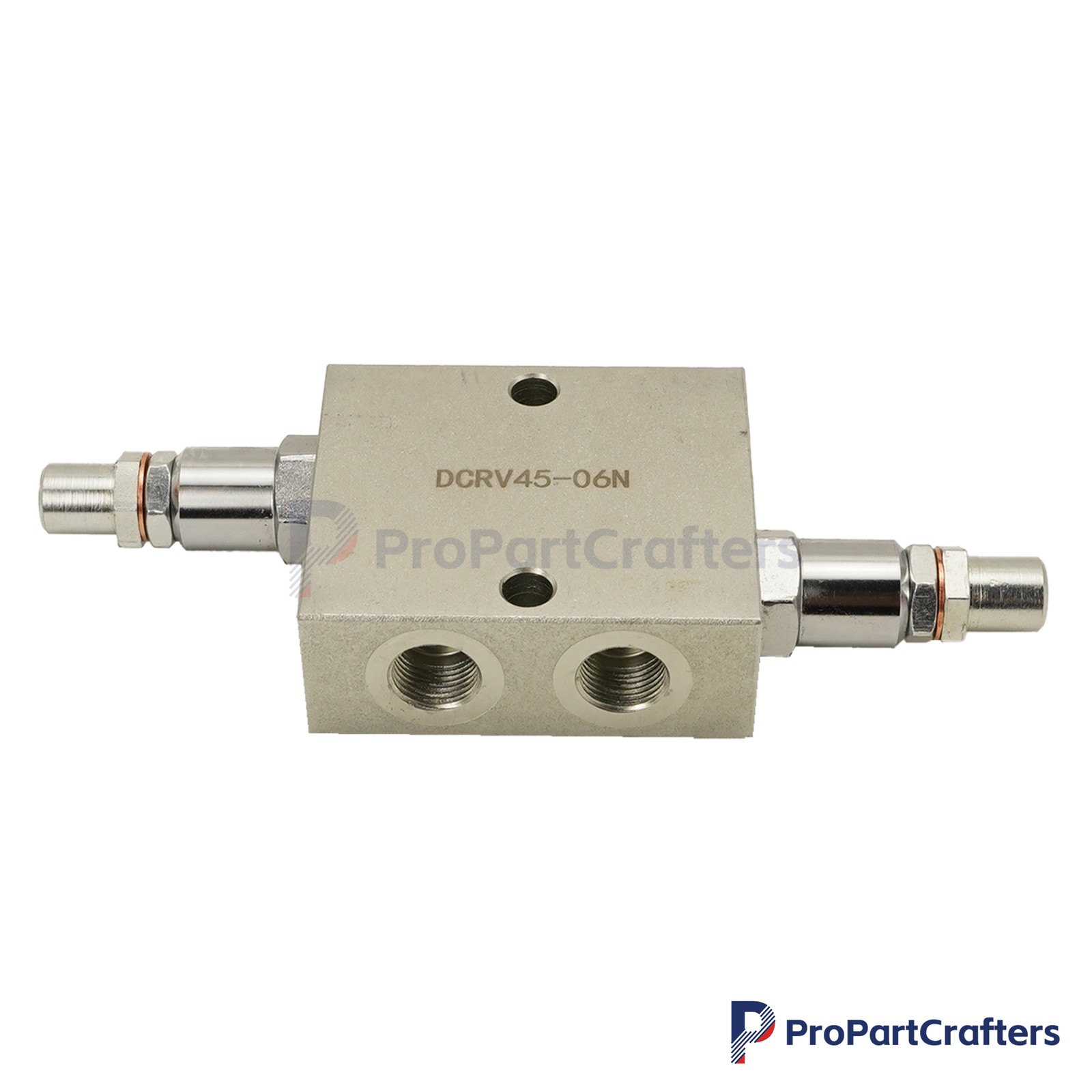 NEW Dual Crossover Hydraulic Relief Cushion Valve 12 GPM Max Flow 3/8” NPT Ports