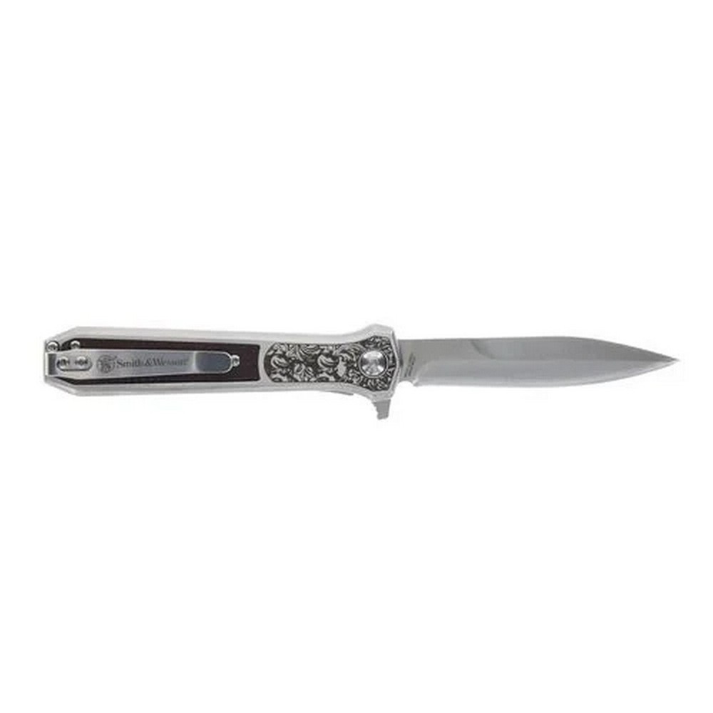 Smith & Wesson Unwavered Folding Knife Stainless Dagger Blade - 1208413