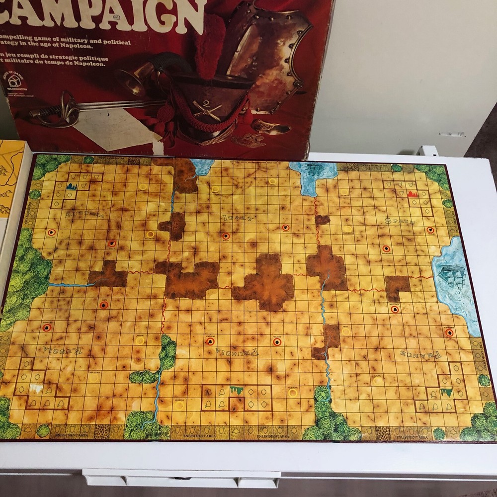 Waddingtons Campaign Board Game 1971
