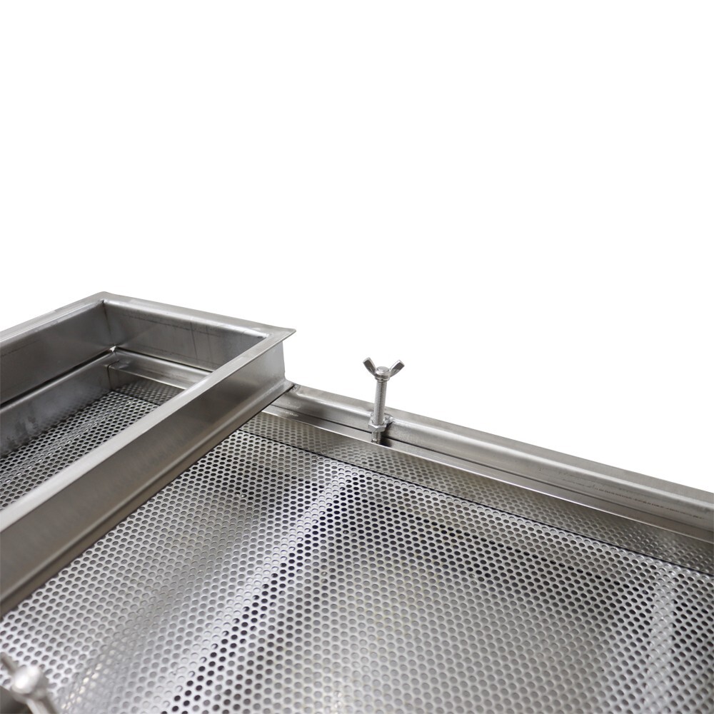 Single Layer Electric Straight Linear Vibrating Sieve Screen 4mm Screen 110V