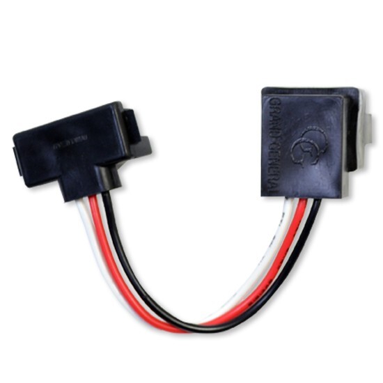 4 Inch Adapter Pigtail - 3 Plug To STD 3 Prong Plug - Angled