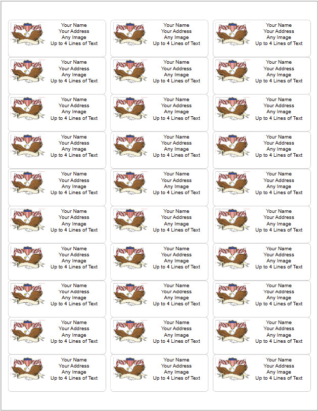 60 Personalized Return Address Labels Custom Mailing Labels USA FREE SHIP