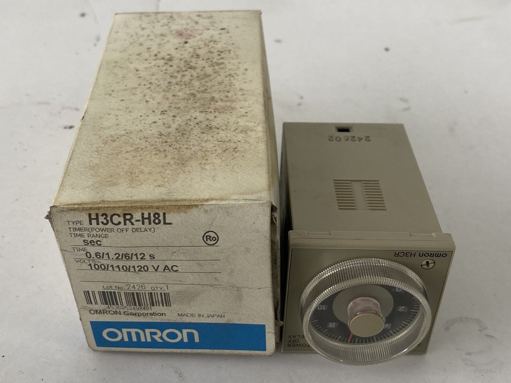 OMRON H3CR-H8L TIME RANGE TIMER, NIB
