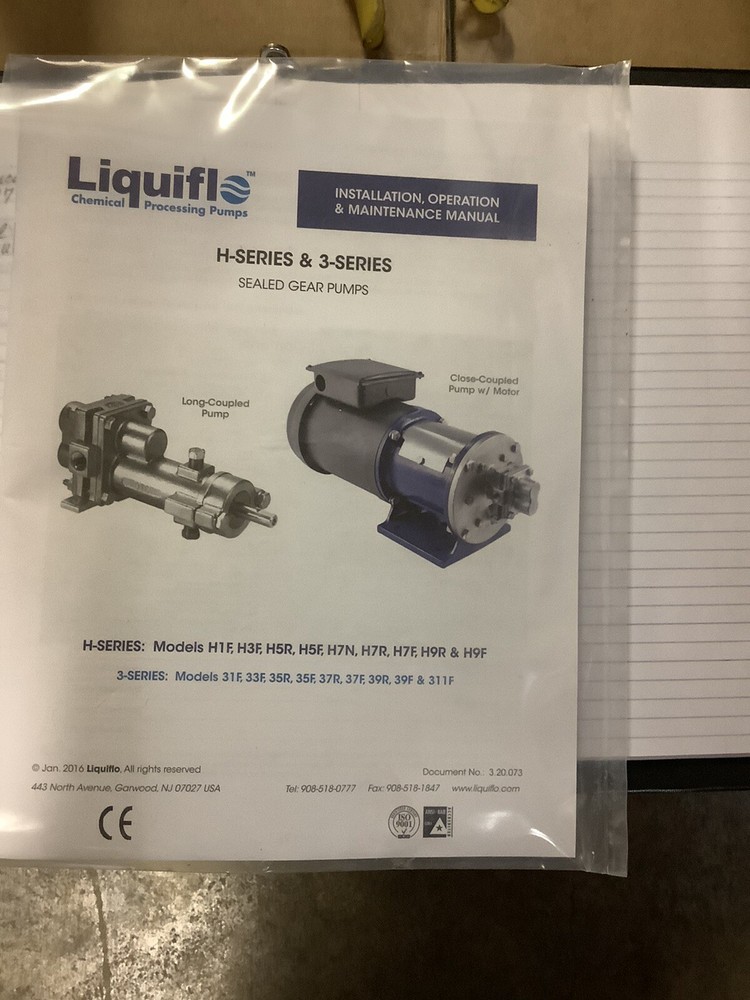 Liquiflo Chemical Processing Pump H7RS6PEEU000000