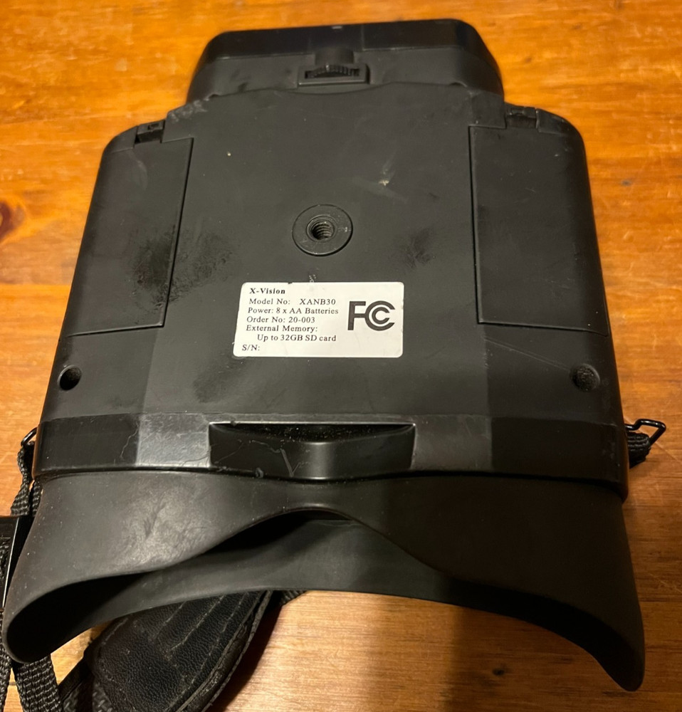 X vision night vision binoculars model XANB30