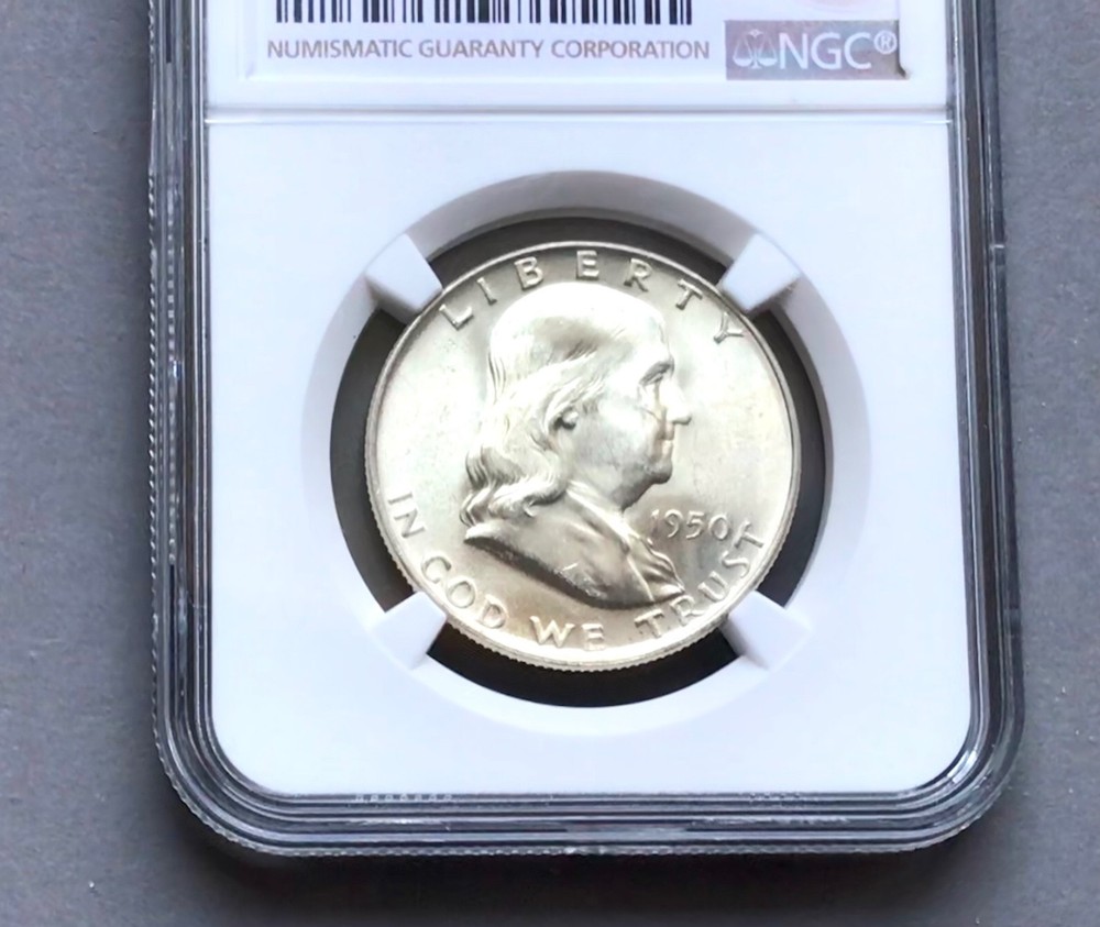 1950D Franklin NGC MS65FBL