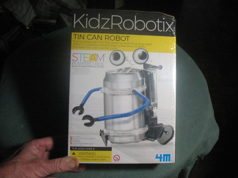 KidzRobotix Tin Can Robot Kit Educational Toy