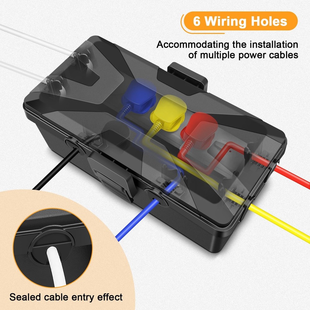 Preciva Medium Waterproof Electrical Connection Box (10.2 * 5.9 * 3.5 inch), ...