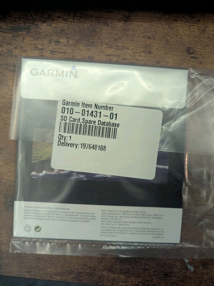 Garmin Spare Database 010-01431-01