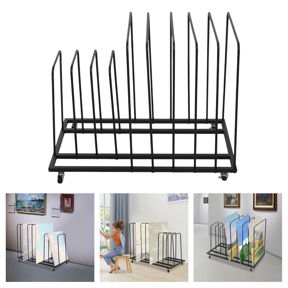 Art Drying Rack with Wheels ?C Durable, Spacious, Modern Design for Artists