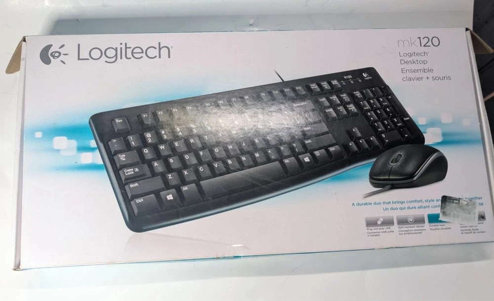 LogiTech MK120 Keyboard and Mouse Set