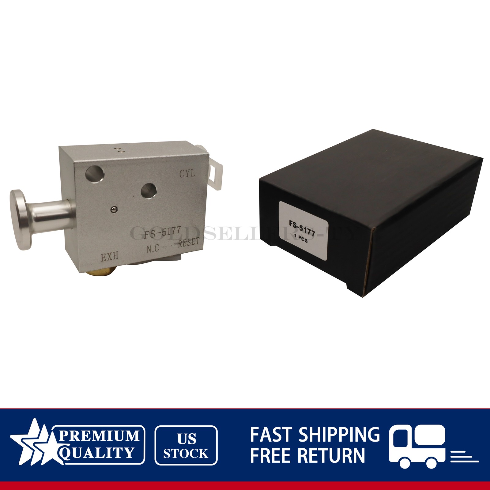 Replaces For Hendrickson VS25224 VS25223 25224 3 Way Auto Reset Valve W/Fittings